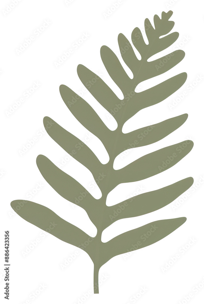PNG Illustration of a fern leaf plant pattern nature. PNG Illustration of a fern leaf plant pattern nature.