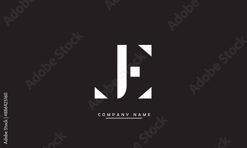 JE, EJ, J, E Abstract Letters Logo Monogram Free Download JE, EJ, J, E Abstract Letters Logo Monogram - GFXLoad