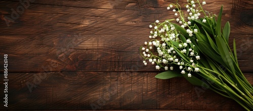 Aerial view of lilies of th...
