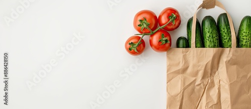 A brown paper bag filled wi...