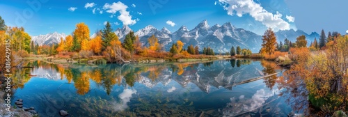 Autumn Reflections in the Grand Tetons