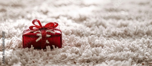 A Christmas present is disp...