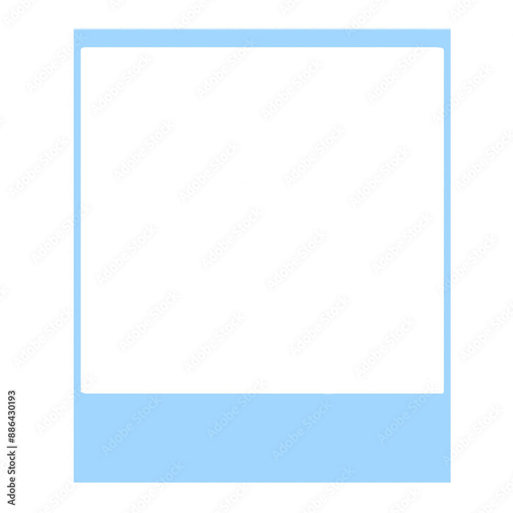 Blue photo frame Blue photo frame