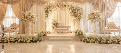 Elegant wedding day theme f...