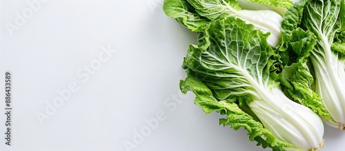Chinese cabbage displayed w...