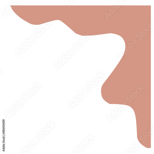 Separators shapes and frame for website. Wave and triangular dividers for Top or Bottom Page. Frame of header