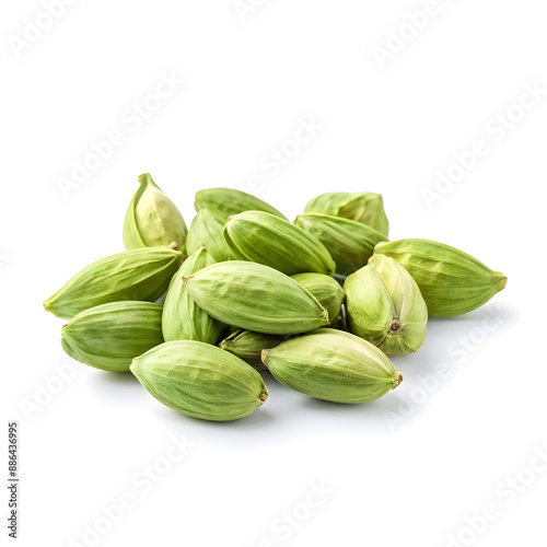 Wallpaper Mural cardamom isolated on white background
 Torontodigital.ca