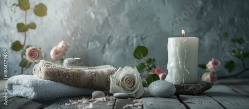 A serene arrangement of spa...