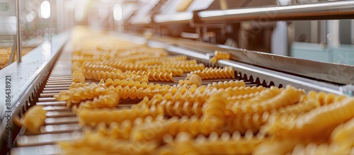 Industrial pasta production...