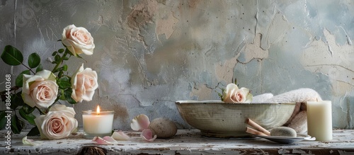 A serene arrangement of spa...