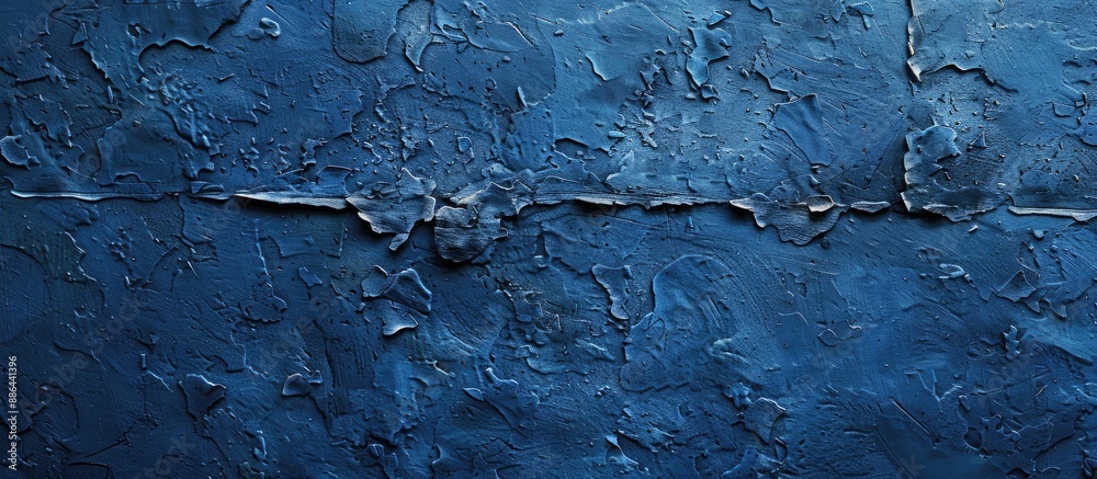 Artistic navy blue stucco wall with a rough textured banner and copy space image Artistic navy blue stucco wall with a rough textured banner and copy space image