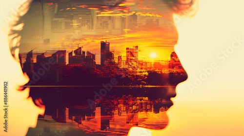 Motivating visual of a person breaking free from constraints, symbolizing the liberation