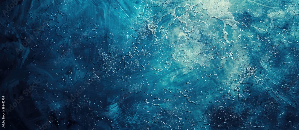 Fototapeta premium Texture of a blue background providing copy space image
