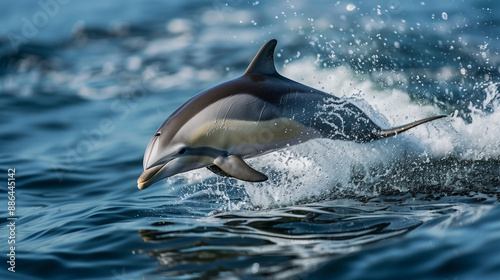dolphin jumping out of water © Aleksandra
