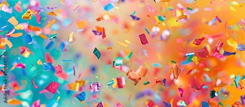 Colorful confetti displayed...
