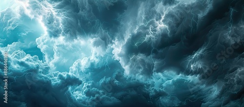 Storm clouds creating a dra...