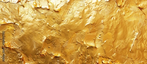 An abstract gold texture pa...