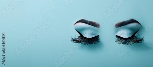 Light blue background with ...