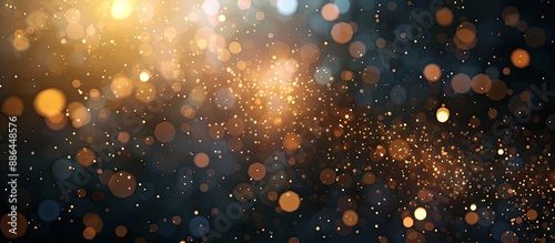 Gleaming golden sparkler ag...
