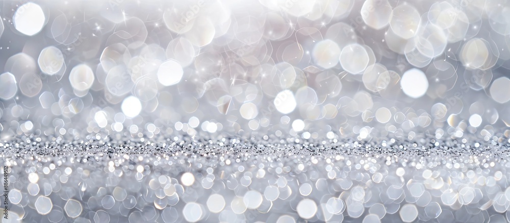 Silver grey empty wallpaper background with bright glitter no people in copy space image Silver grey empty wallpaper background with bright glitter no people in copy space image