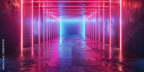 Neon Lights Tunnel © Ruqqq