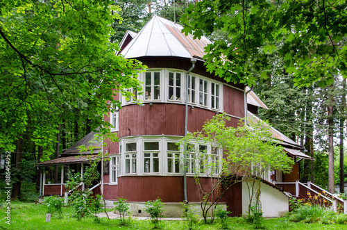 View of the Pasternak Museum in Peredelkino Moscow Russia