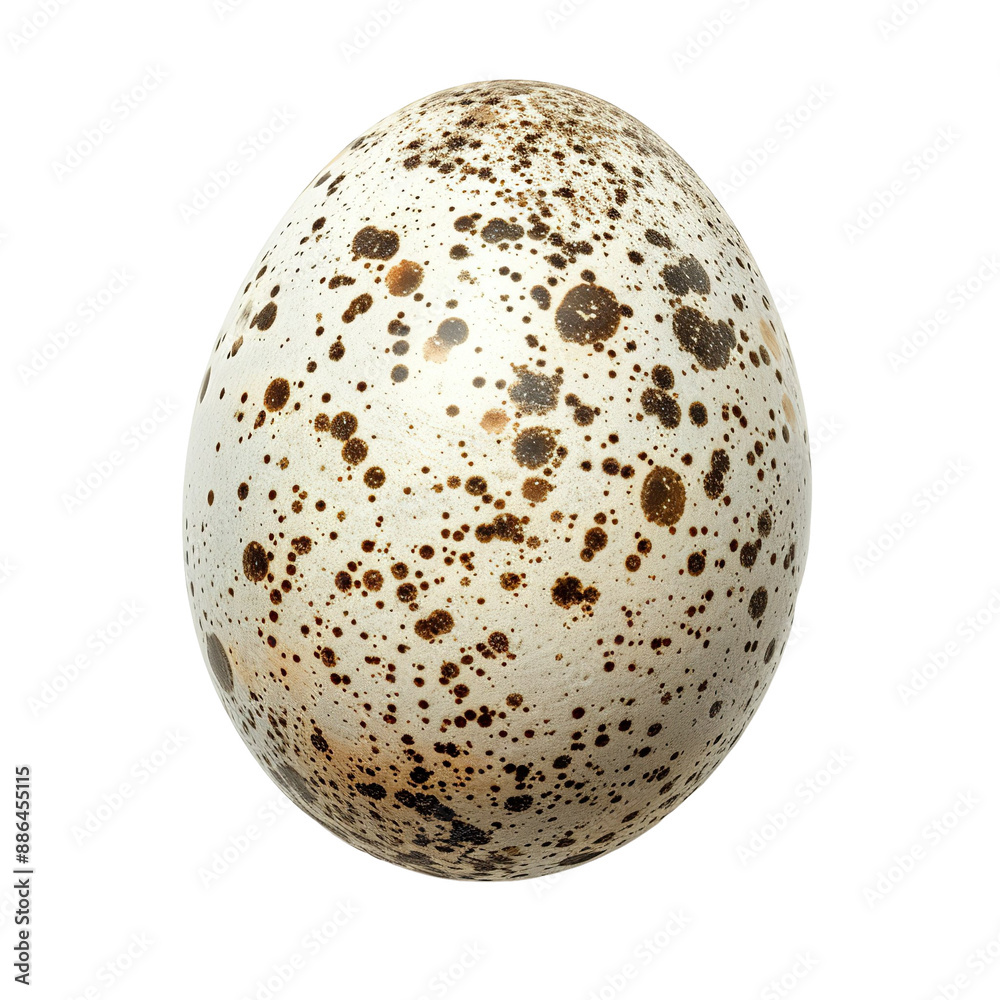 Top view of a single thrush egg isolated on a white transparent background Top view of a single thrush egg isolated on a white transparent background