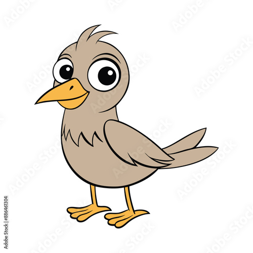 Animation lion face and birds vector with colour match 