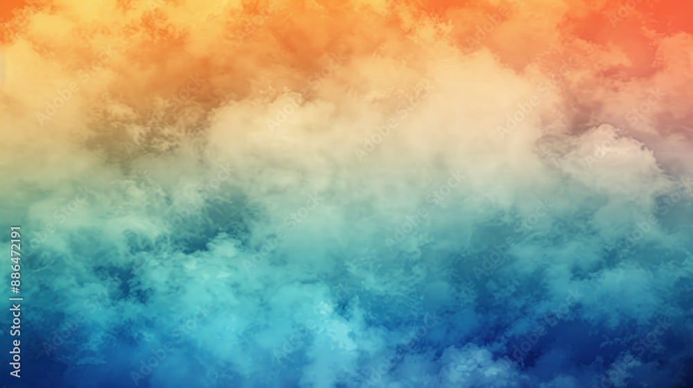 Abstract Colorful Cloudscape Abstract Colorful Cloudscape