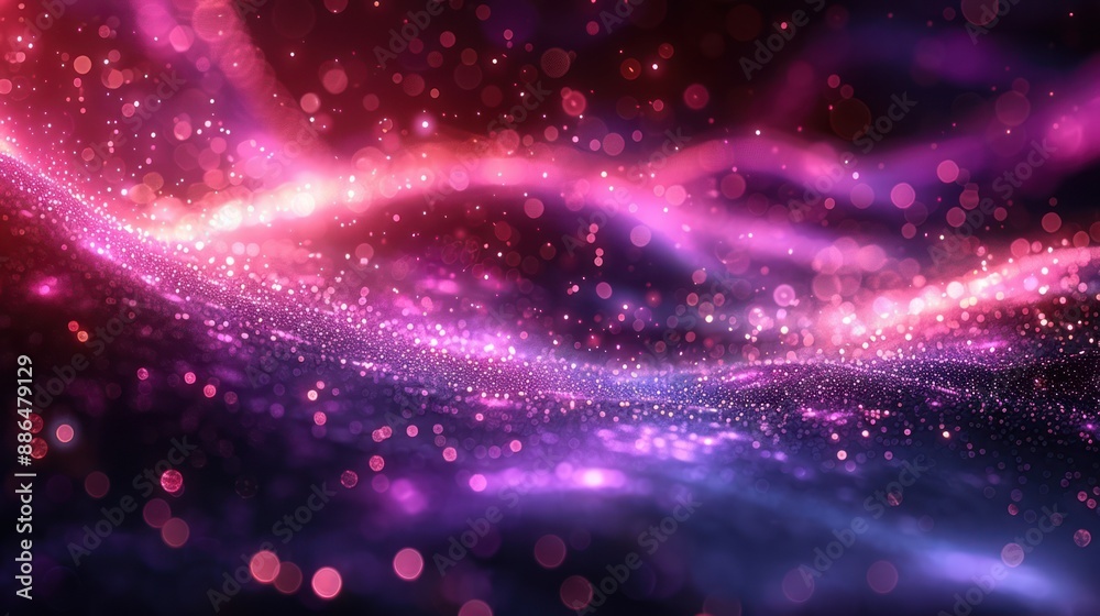 Fototapeta premium Abstract Pink and Purple Glitter Background