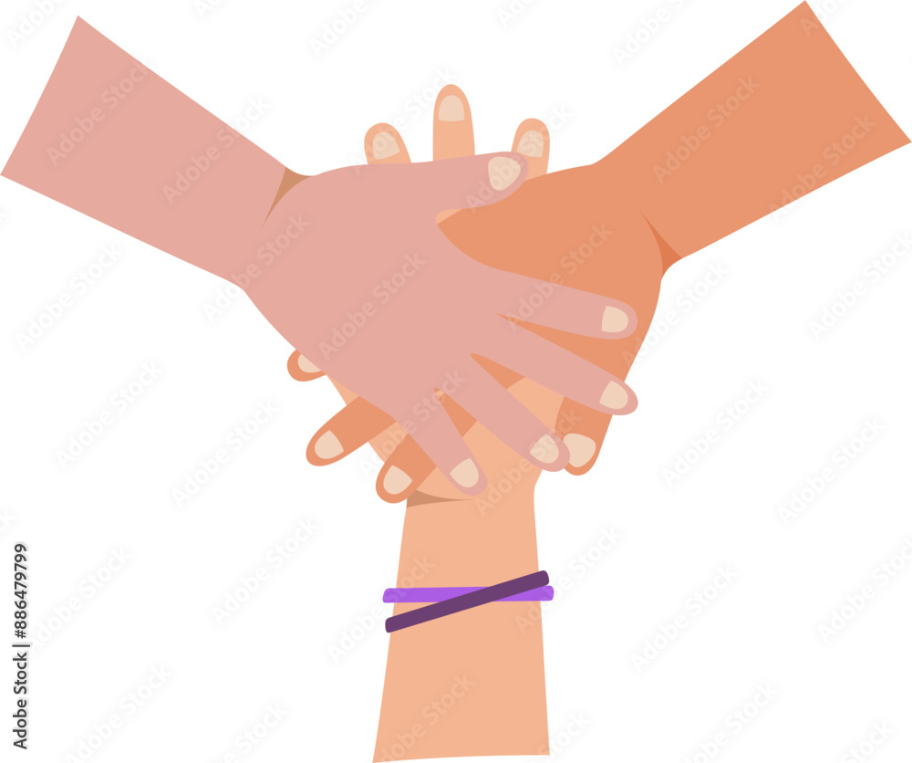 Friendship Hand Cut Icon Friendship Hand Cut Icon