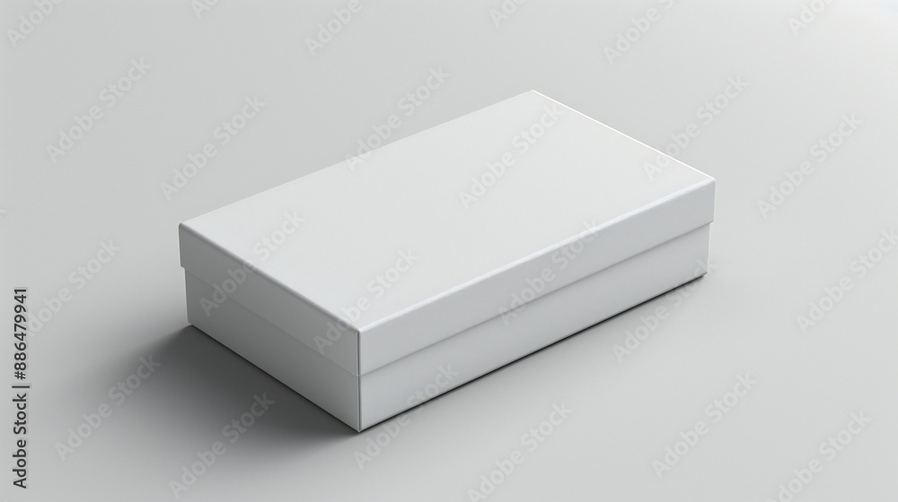 Sleek White Box Packaging Mockup Sleek White Box Packaging Mockup