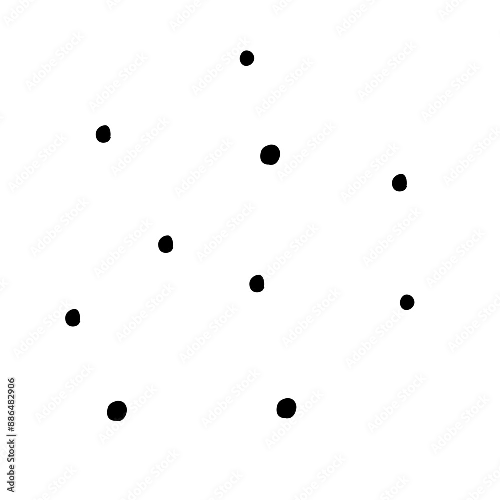 Black dot doodle seamless pattern creative circle trendy minimalist retro style geomatric art children on white background transparent texture for textile fabric paper print modern party polka shape Black dot doodle seamless pattern creative circle trendy minimalist retro style geomatric art children on white background transparent texture for textile fabric paper print modern party polka shape
