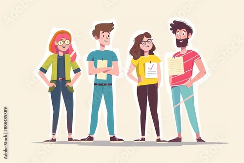 Group of Young People Together