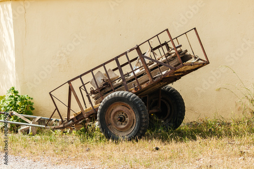 old farm tractor