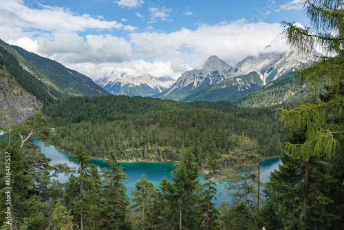 View from Fern Pass Towards Mountains Over Blindsee