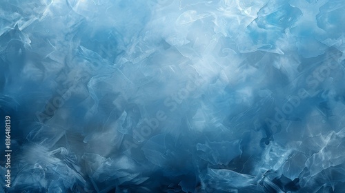 Wallpaper Mural Winter Natural Blue Frozen Surface: Beautiful Texture Banner - Seasonal and Cool Visual Torontodigital.ca