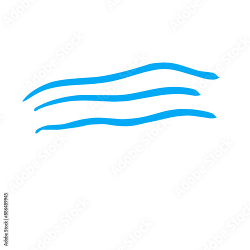 waves vector illustration