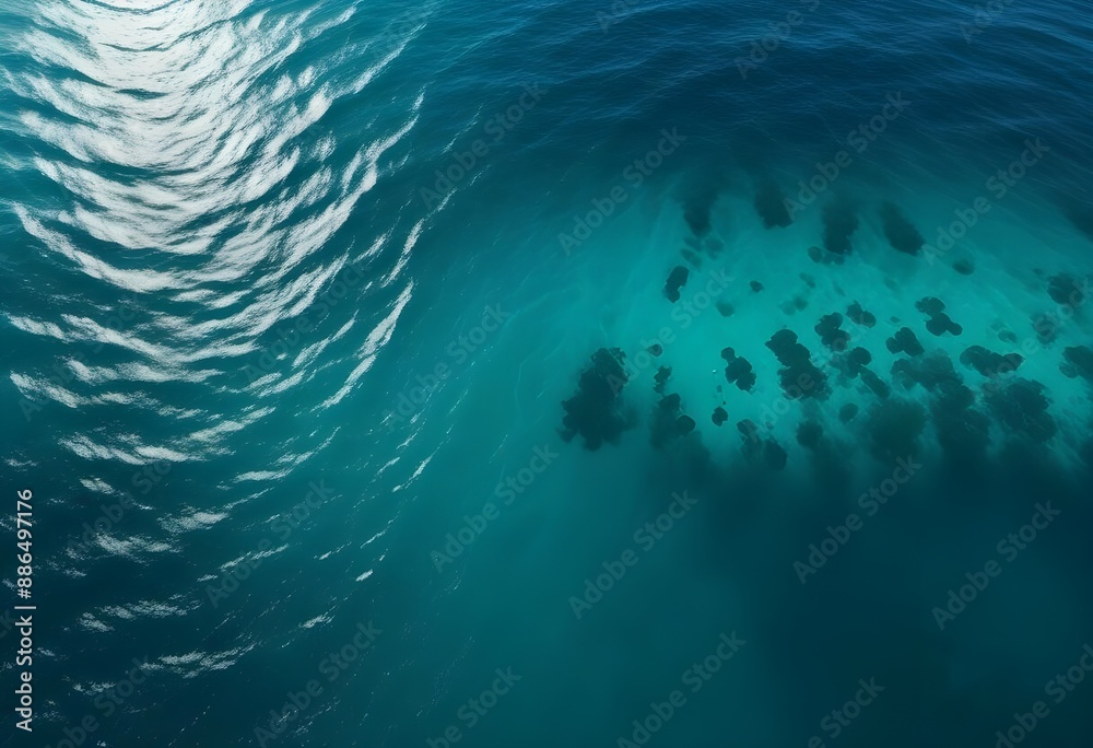 Beautiful beach scenery, high angle view of the sea Beautiful beach scenery, high angle view of the sea