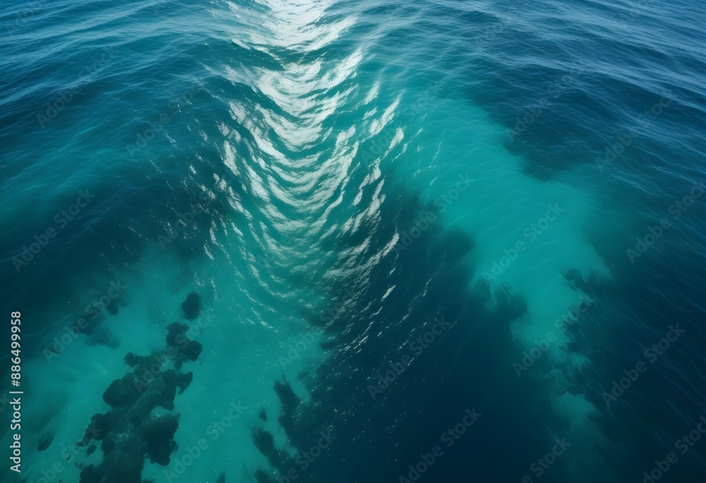 Beautiful beach scenery, high angle view of the sea Beautiful beach scenery, high angle view of the sea
