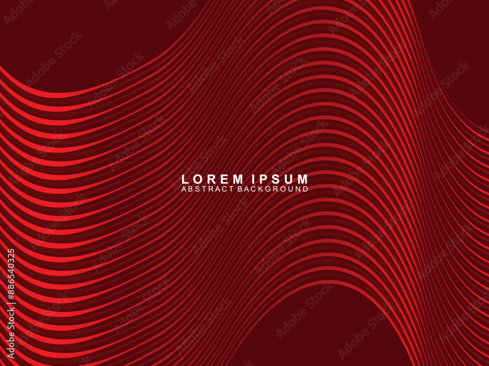 Abstract background of wavy lines in red color. Modern design for banner, card, web design, banner, certificate, etc. Abstract background of wavy lines in red color. Modern design for banner, card, web design, banner, certificate, etc.