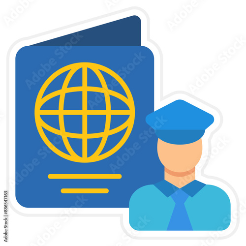 Passport control Icon
