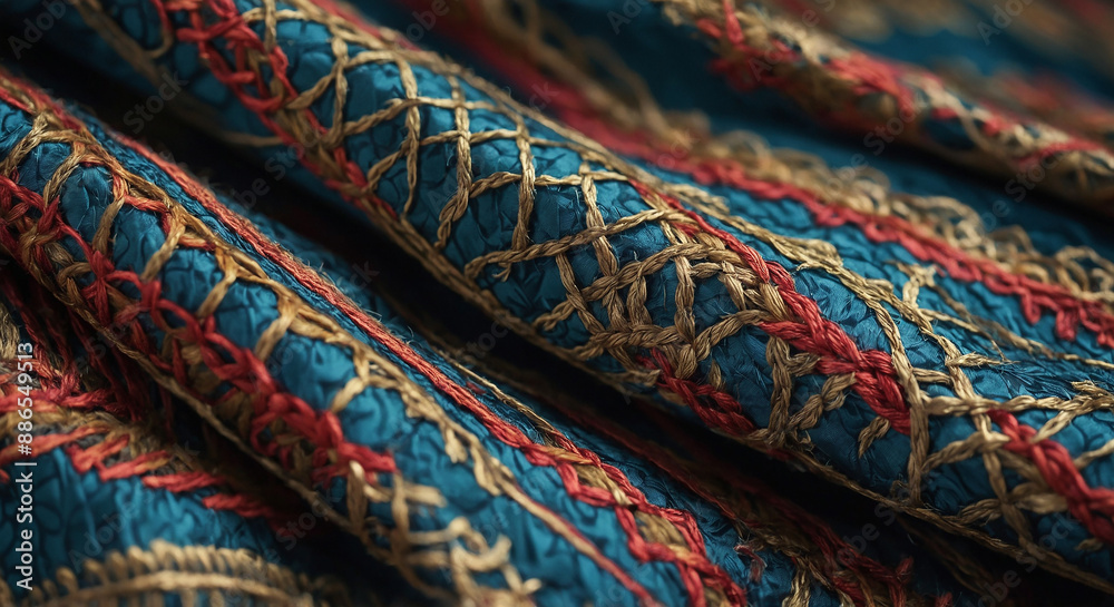 Fabric textile texture background with intricate weave Fabric textile texture background with intricate weave