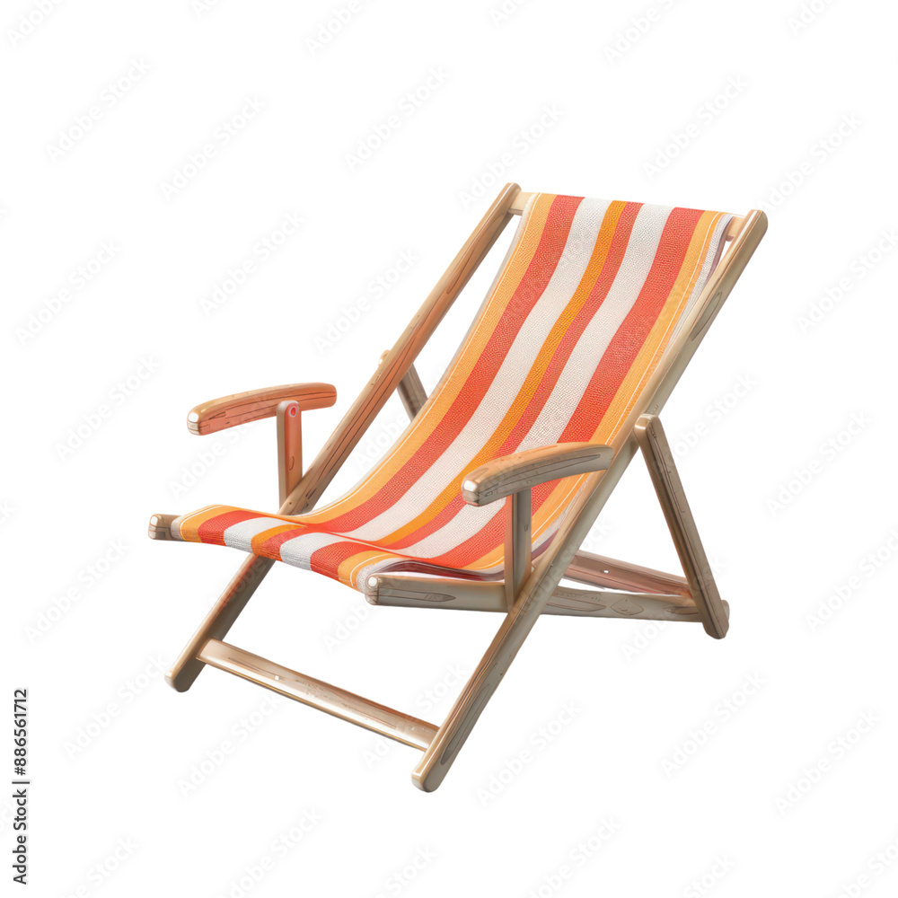 Sun lounger Beach chair isolated on transparent background
Sun lounger Beach chair isolated on transparent background