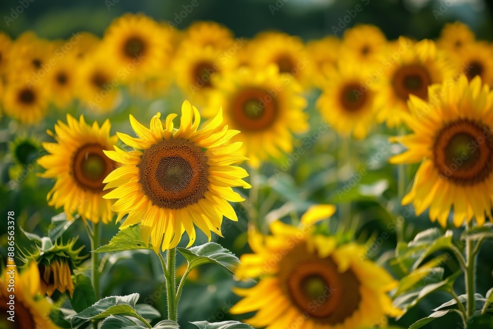 Field of Vibrant Sunflowers Field of Vibrant Sunflowers