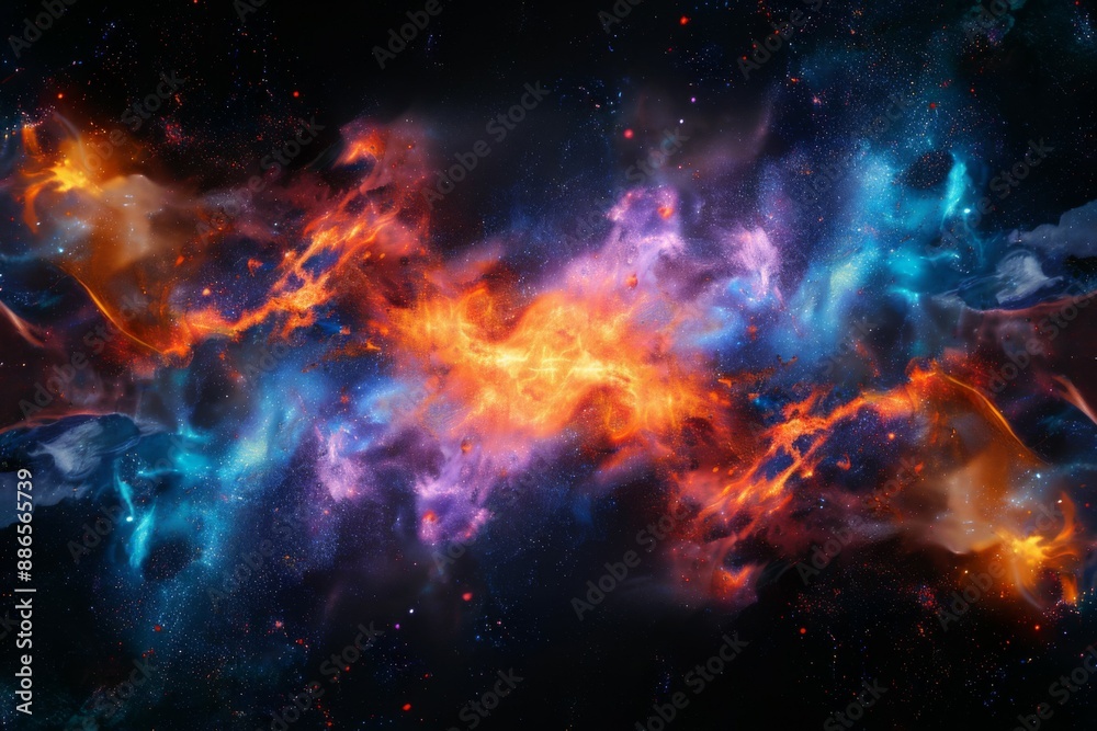 Abstract Cosmic Burst Abstract Cosmic Burst
