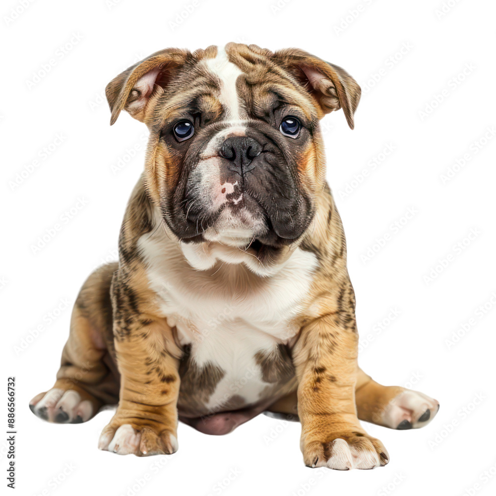 English bulldog on a transparent background English bulldog on a transparent background