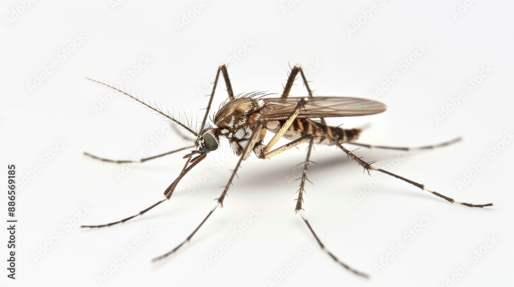 Mosquito isolated on white background Mosquito isolated on white background