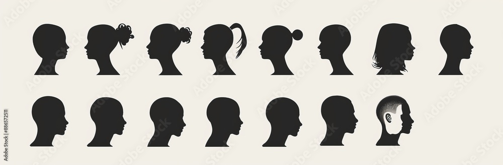 This is a simple set of person silhouettes you can use in your designs This is a simple set of person silhouettes you can use in your designs
