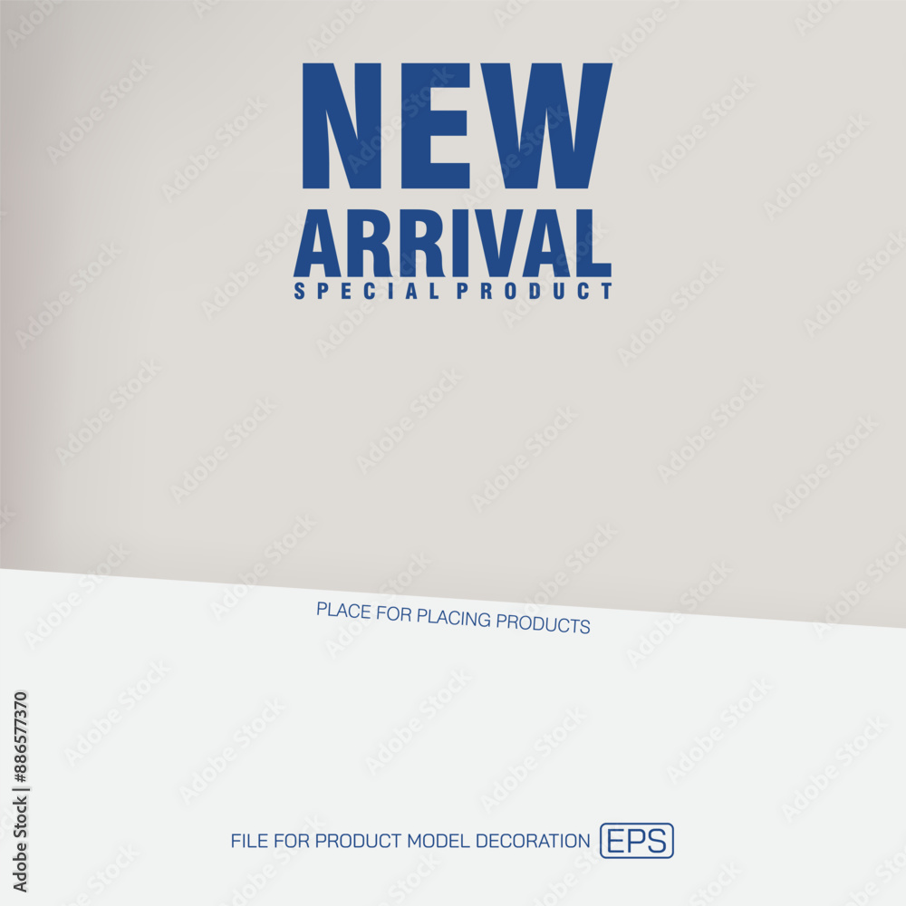 Obraz premium Display stand on background for decoration